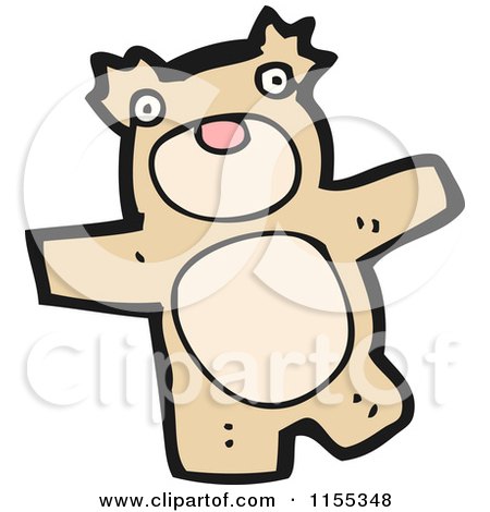 Cartoon of a Bear - Royalty Free Vector Illustration by lineartestpilot