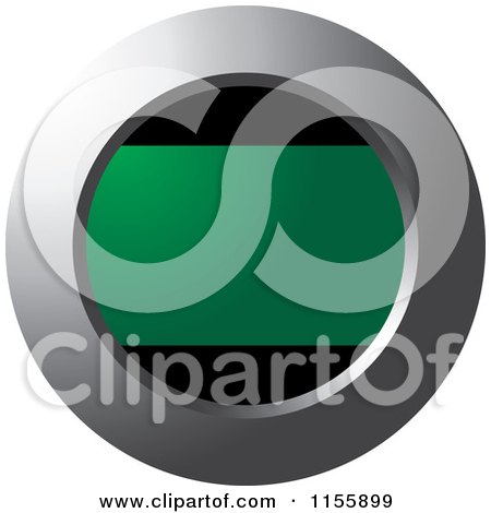 Clipart of a Chrome Ring and Lybia Flag Icon - Royalty Free Vector Illustration by Lal Perera