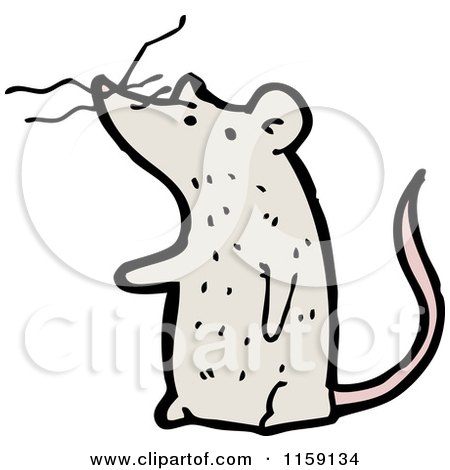 Cartoon of a Rat - Royalty Free Vector Illustration by lineartestpilot