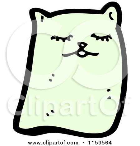 Cartoon of a Monster Animal - Royalty Free Vector Illustration by lineartestpilot