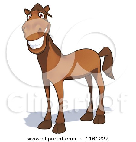 Royalty-Free (RF) Horse Cartoon Clipart, Illustrations, Vector Graphics #1