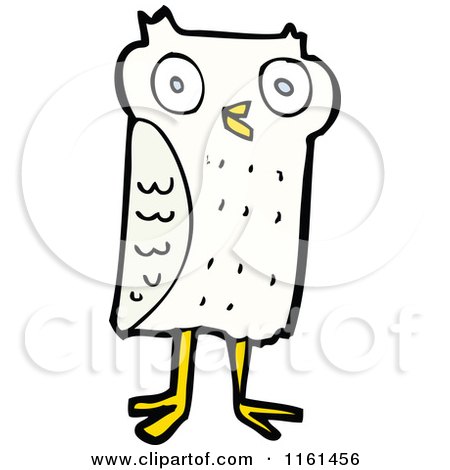 Cartoon of an Owl - Royalty Free Vector Illustration by lineartestpilot