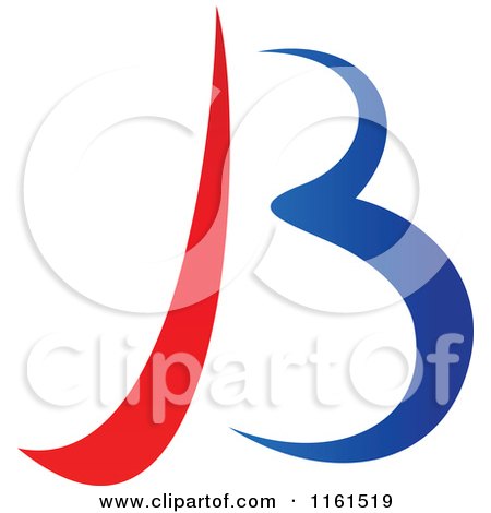 Clipart of an Abstract Letter B Version 8 - Royalty Free Vector Illustration by Vector Tradition SM