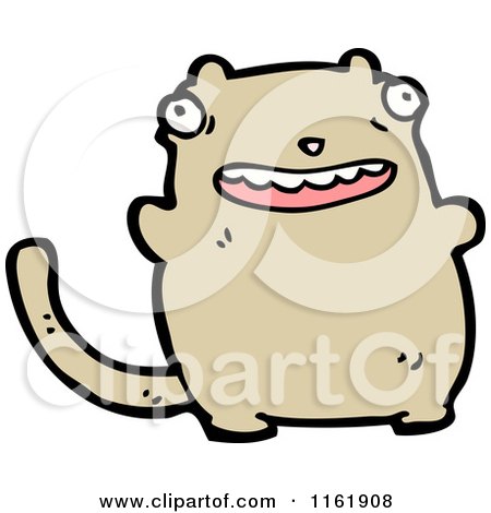 Cartoon of a Cat - Royalty Free Vector Illustration by lineartestpilot