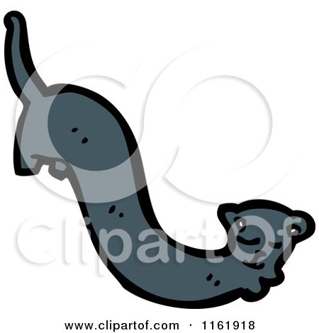 Cartoon of a Cat - Royalty Free Vector Illustration by lineartestpilot