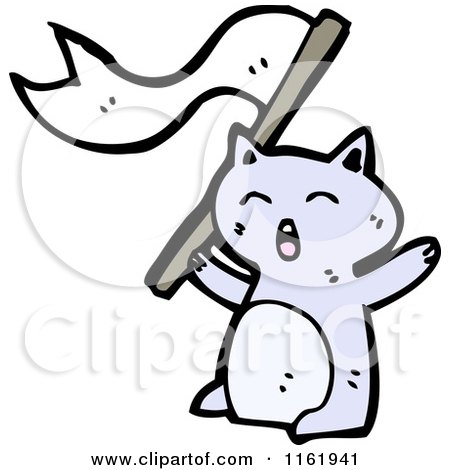 Cartoon of a Cat - Royalty Free Vector Illustration by lineartestpilot