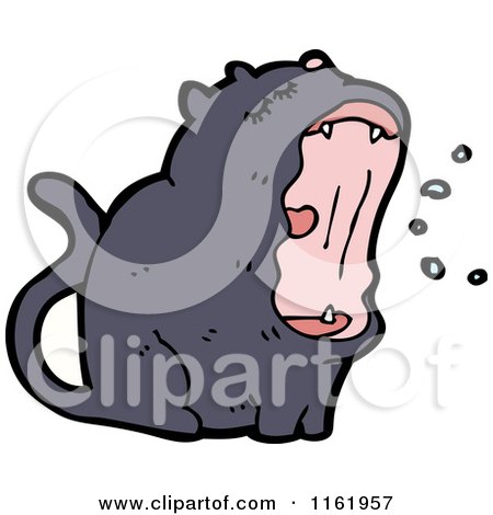 Cartoon of a Cat - Royalty Free Vector Illustration by lineartestpilot