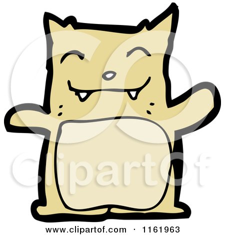 Cartoon of a Cat - Royalty Free Vector Illustration by lineartestpilot