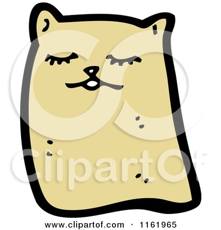 Cartoon of a Cat - Royalty Free Vector Illustration by lineartestpilot