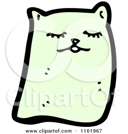 Cartoon of a Cat - Royalty Free Vector Illustration by lineartestpilot