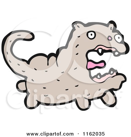 Cartoon of a Cat - Royalty Free Vector Illustration by lineartestpilot