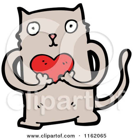 Cartoon of a Cat - Royalty Free Vector Illustration by lineartestpilot