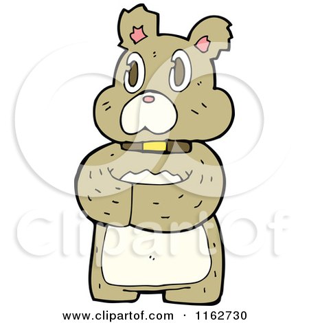 Cartoon of a Brown Bear - Royalty Free Vector Illustration by lineartestpilot