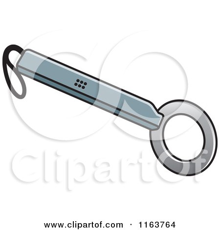 Clipart of a Security Detector - Royalty Free Vector Illustration by Lal Perera