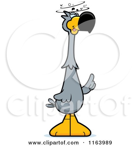 Cartoon of a Dumb Dodo Bird Mascot - Royalty Free Vector Clipart by Cory  Thoman #1163989
