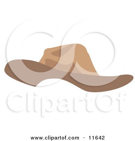 Tan Hat Clipart Picture by AtStockIllustration
