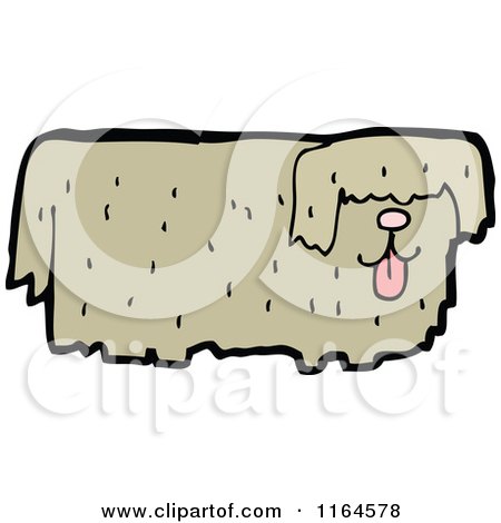 Cartoon of a Dog - Royalty Free Vector Illustration by lineartestpilot