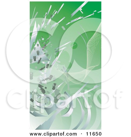 Conceptual Depiction of a Technology Mess Clipart Illustration by AtStockIllustration