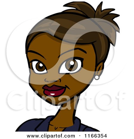 Cartoon of an Indian Woman Avatar - Royalty Free Vector Clipart by Cartoon Solutions