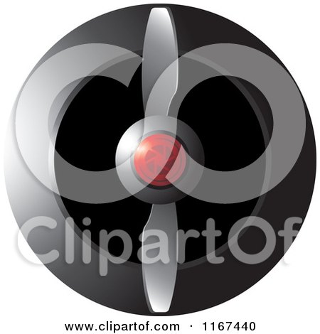 Clipart of an Aerial Camera - Royalty Free Vector Illustration by Lal Perera