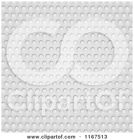 Clipart of a 3d Dot Texture Background 2 - Royalty Free Vector Illustration by Andrei Marincas