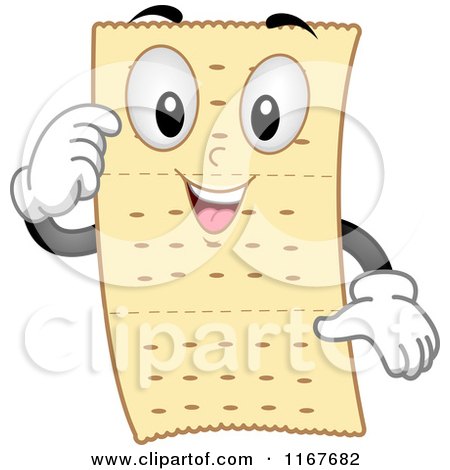 Cartoon of a Happy Cracker Mascot - Royalty Free Vector Clipart by BNP Design Studio