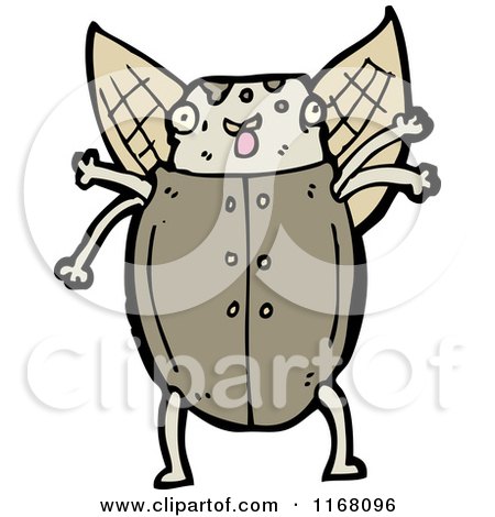 Cartoon of a Beetle - Royalty Free Vector Illustration by