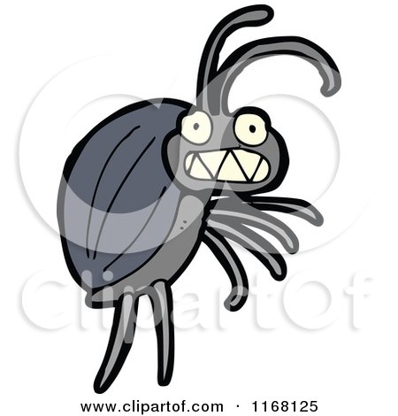 Cartoon of a Beetle - Royalty Free Vector Illustration by lineartestpilot