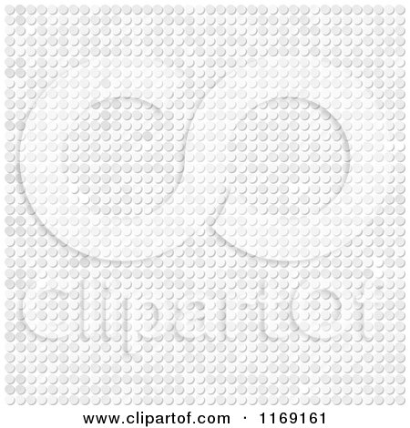 Clipart of a 3d White Circle Mosaic Pattern - Royalty Free Vector Illustration by elaineitalia