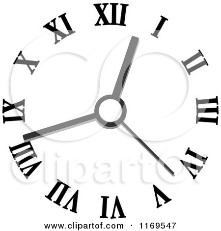 Clipart of a Wall Clock 2 - Royalty Free Vector Illustration by Vector Tradition SM