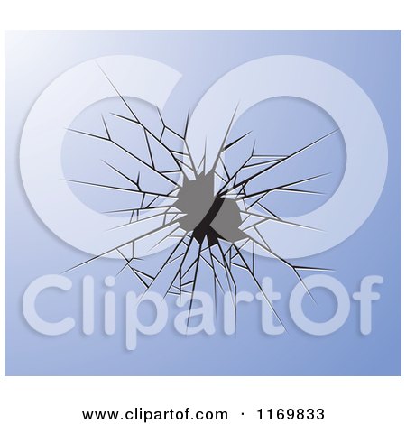 Clipart of a Broken Glass Background - Royalty Free Vector Illustration by Lal Perera