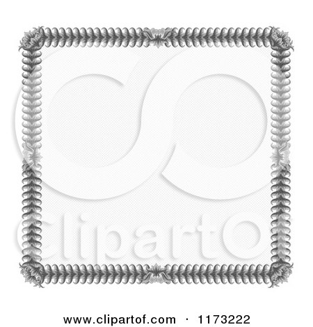 Clipart of a Certificate Frame Design 6 - Royalty Free Vector Illustration by vectorace