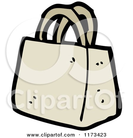 Cartoon of a Purse - Royalty Free Vector Clipart by lineartestpilot
