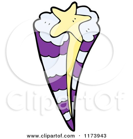 Cartoon of a Star Burst - Royalty Free Vector Clipart by lineartestpilot