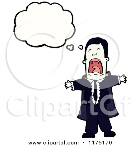 Cartoon of a Crying Man Wearing a Tie with a Conversation Bubble - Royalty Free Vector Illustration by lineartestpilot