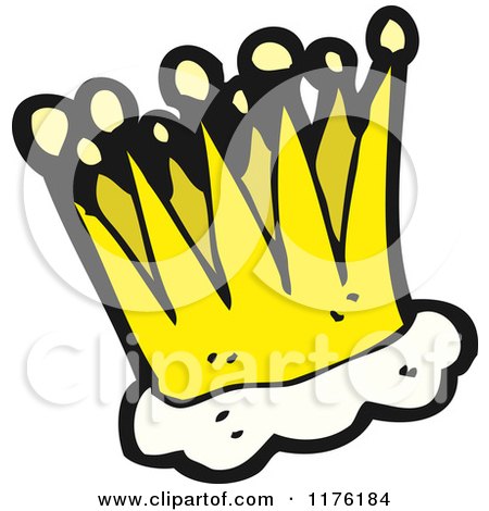 Cartoon of a Kings Crown - Royalty Free Vector Illustration by lineartestpilot