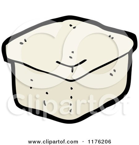 Cartoon of a Box or Container - Royalty Free Vector Illustration by lineartestpilot