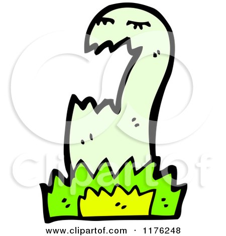 Cartoon of a Green Goblin - Royalty Free Vector Illustration by lineartestpilot