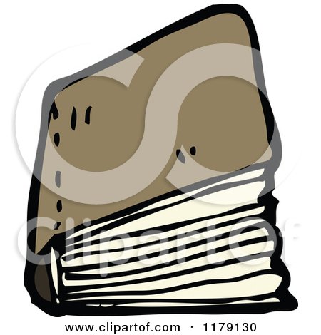 Cartoon of a Book - Royalty Free Vector Illustration by lineartestpilot