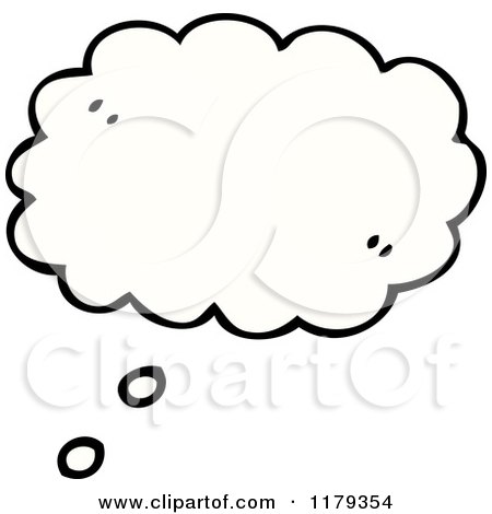 Cartoon of a Conversation Bubble - Royalty Free Vector Illustration by lineartestpilot
