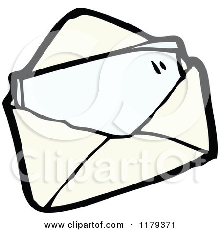 Letter in envelope icon cartoon Royalty Free Vector Image