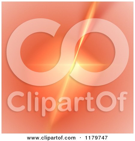 Clipart of a Yellow and Orange Fractal Background - Royalty Free CGI Illustration by oboy