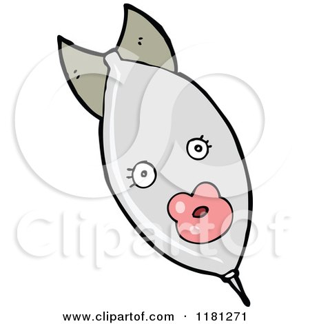Cartoon of a Rocket - Royalty Free Vector Illustration by lineartestpilot