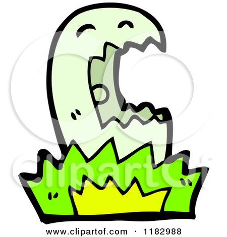 Cartoon of a Monster - Royalty Free Vector Illustration by lineartestpilot