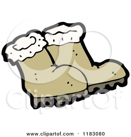 Cartoon of Boots - Royalty Free Vector Illustration by lineartestpilot