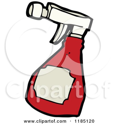 Cartoon of a Plastic Waterbottle - Royalty Free Vector Illustration by lineartestpilot