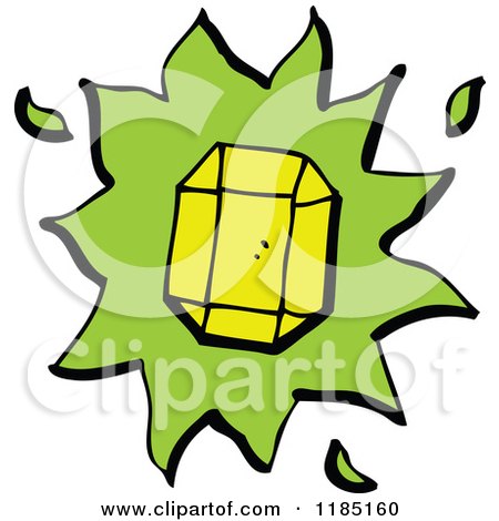 Cartoon of a Jewell - Royalty Free Vector Illustration by lineartestpilot