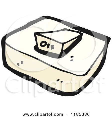 Cartoon of a Light Switch - Royalty Free Vector Illustration by lineartestpilot