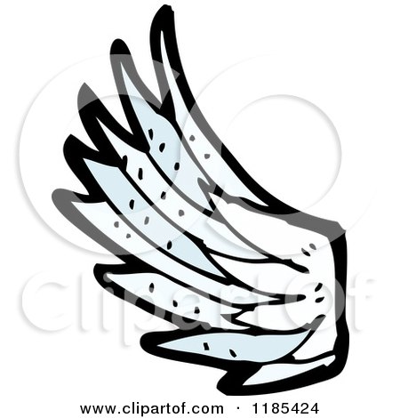 Cartoon of a Bird Wing - Royalty Free Vector Illustration by  lineartestpilot #1185424