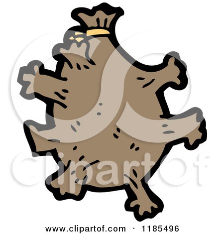 Cartoon of a Microbe - Royalty Free Vector Illustration by lineartestpilot